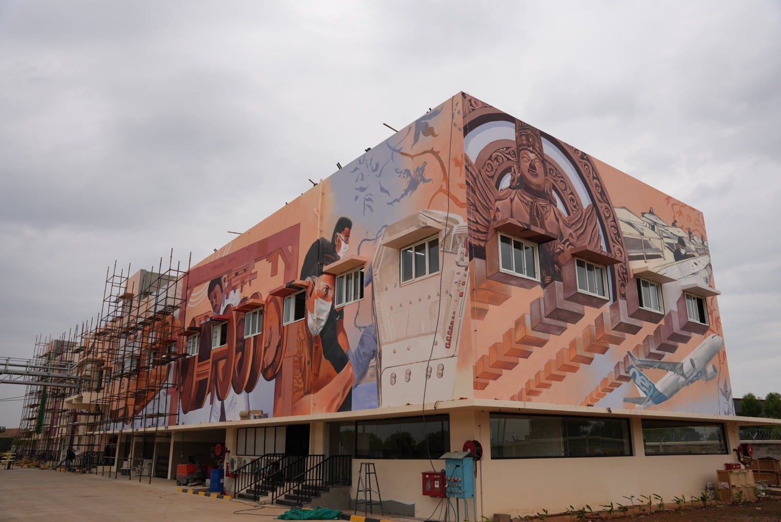 Dynamatic Technologies mural, Bengaluru